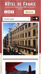 Mobile Screenshot of hotel-france-toulouse.com